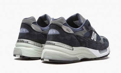 NEW BALANCE 992 Made in USA Navy Grey