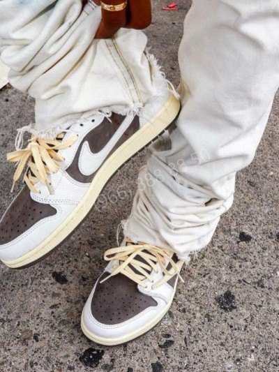 Кеды Nike Travis Scott&Air Jordan 1 Low "Reverse Mocha"