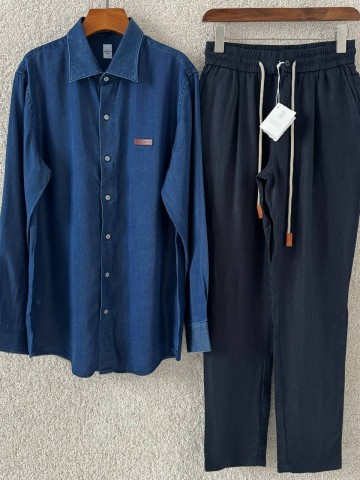 Льняные брюки Brunello Cucinelli