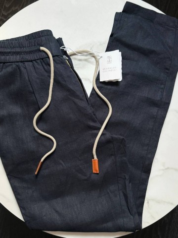 Льняные брюки Brunello Cucinelli