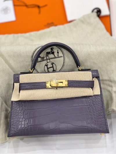 Сумка Hermes из кожи крокодила