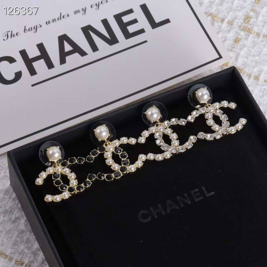 Серьги CHANEL