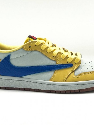 Кеды Nike Travis Scott & Air Jordan 1 Low " Canary"