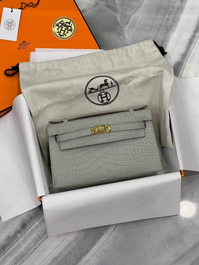 Сумка Hermes из кожи крокодила