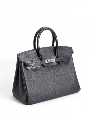 Сумка Hermes из кожи крокодила 25 см