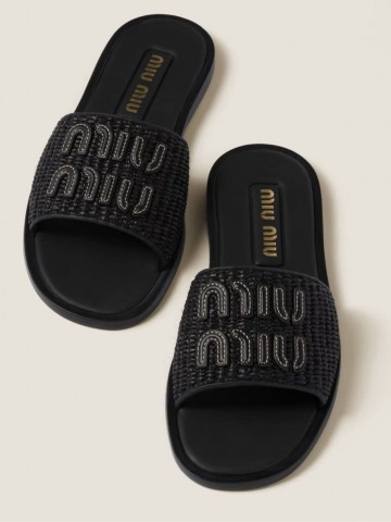 Шлепанцы MIU MIU