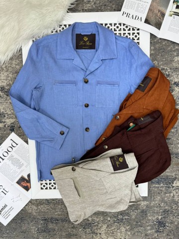 Льняная рубашка Loro Piana