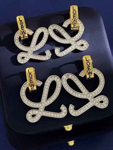 Серьги Loewe средние