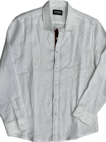 Льняная рубашка Zegna