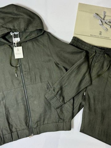 Льняной костюм Brunello Cucinelli