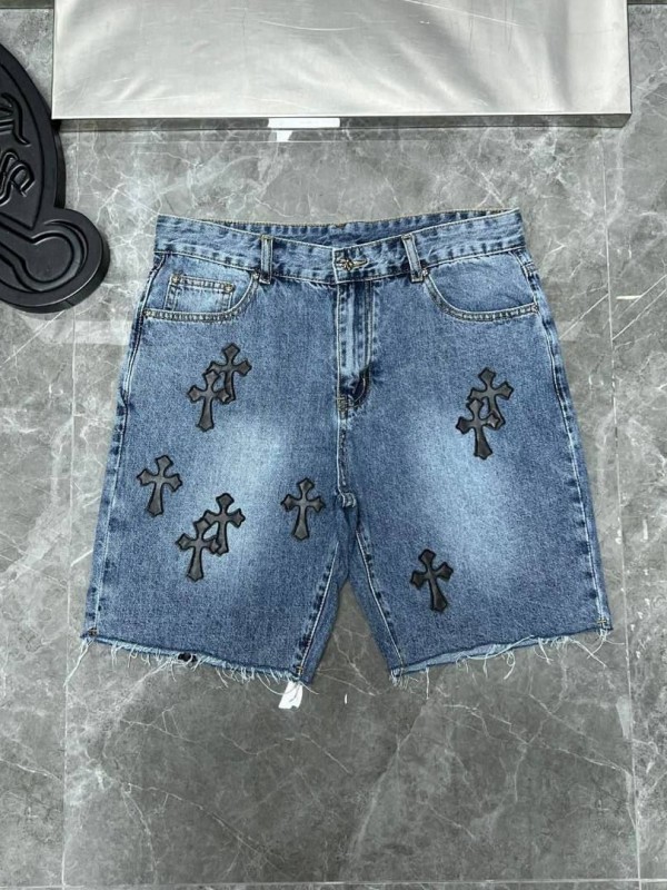 Джинсовые шорты Chrome Hearts