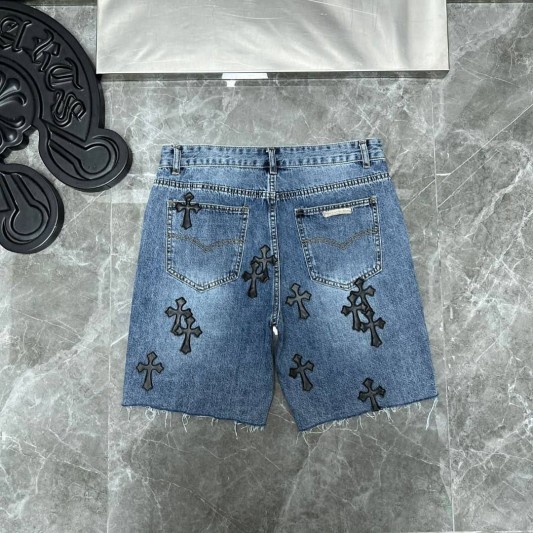 Джинсовые шорты Chrome Hearts