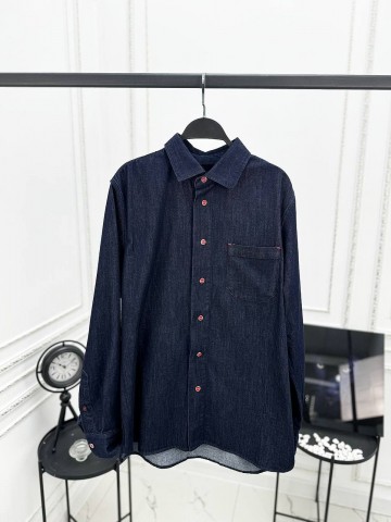 Джинсовая рубашка Kiton