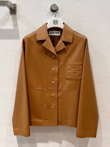 Кожаная куртка Loewe