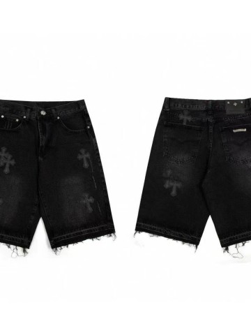 Джинсовые шорты Chrome Hearts