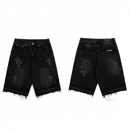 Джинсовые шорты Chrome Hearts