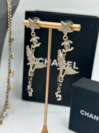 Серьги CHANEL