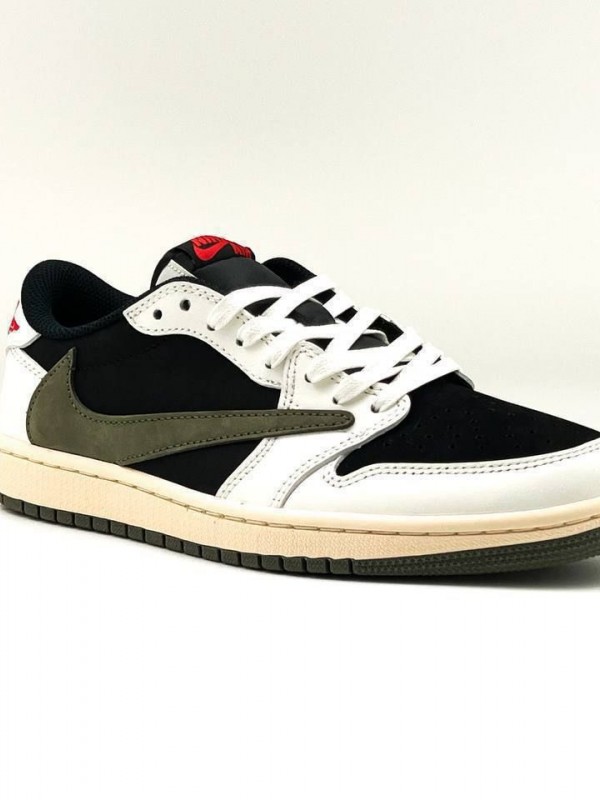 Кеды Nike Travis Scott & Fragment & Air Jordan 1 Low "Olive"