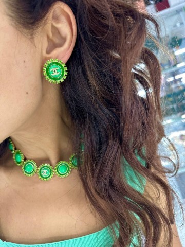 Серьги CHANEL