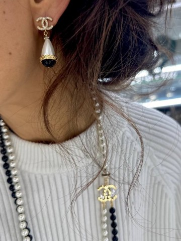 Серьги CHANEL