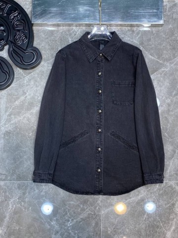 Джинсовая рубашка Chrome Hearts