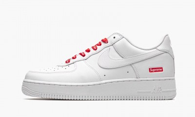 Nike Air Force 1 Low Supreme - Mini Box Logo White