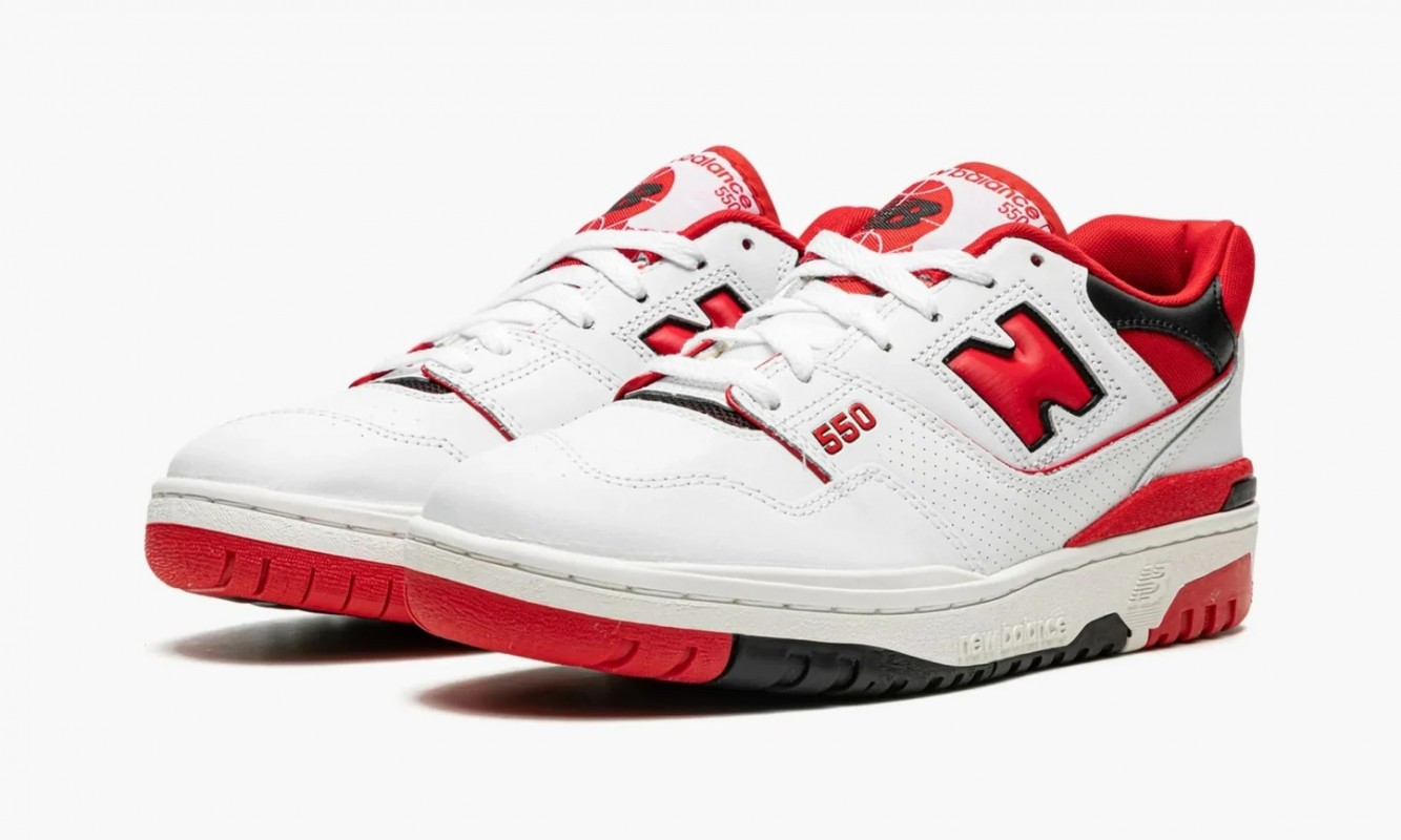 NEW BALANCE 550 White/Red