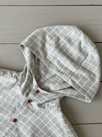 Рубашка с капюшоном Kiton