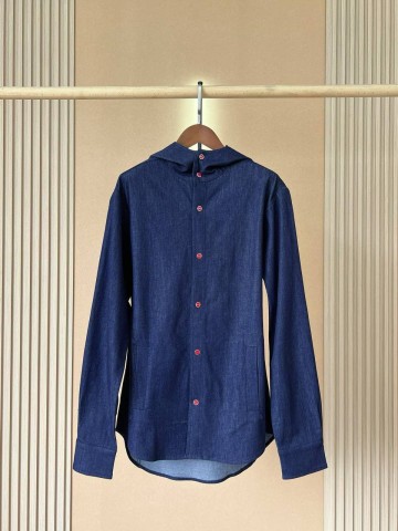 Рубашка с капюшоном Kiton
