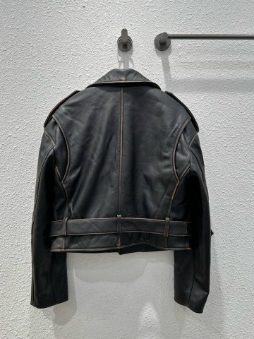 Кожаная куртка Prada