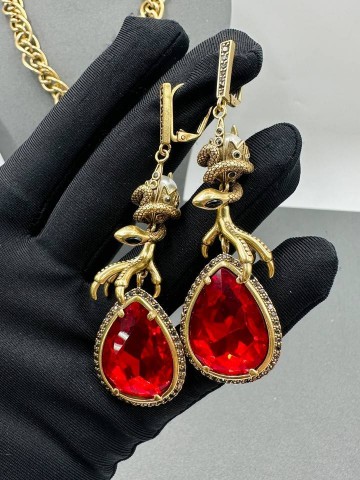 Серьги Alexander McQueen