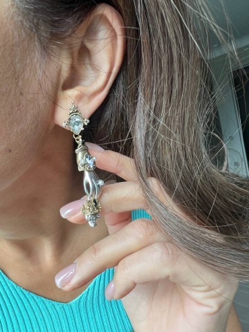 Серьги Alexander McQueen