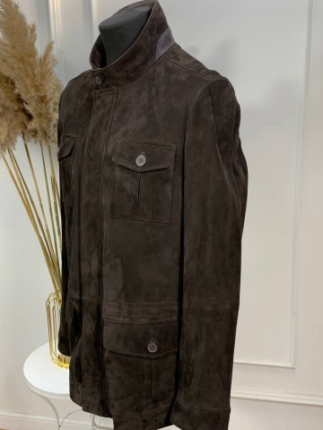 Замшевая куртка Brunello Cucinelli