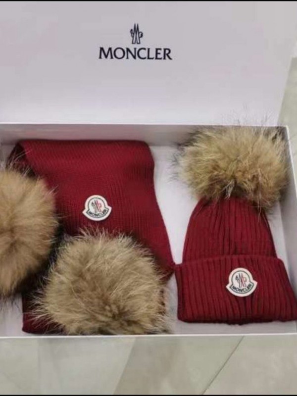 Набор Moncler (шарф + шапка)