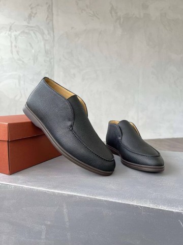 Лоферы Loro Piana с меховой стелькой