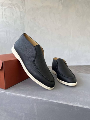 Лоферы Loro Piana с меховой стелькой
