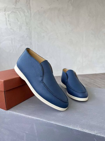 Лоферы Loro Piana с меховой стелькой
