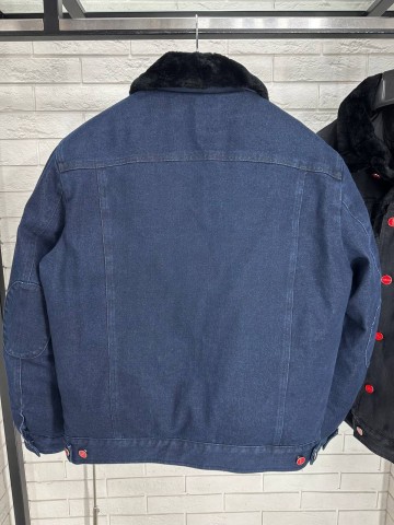 Джинсовый пуховик Kiton