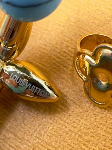 Серьги Louis Vuitton круглые