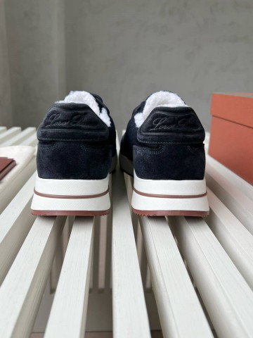 Кроссовки Loro Piana с мехом