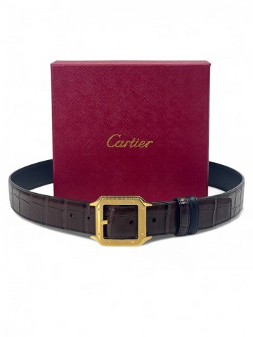 Ремень Cartier из кожи крокодила
