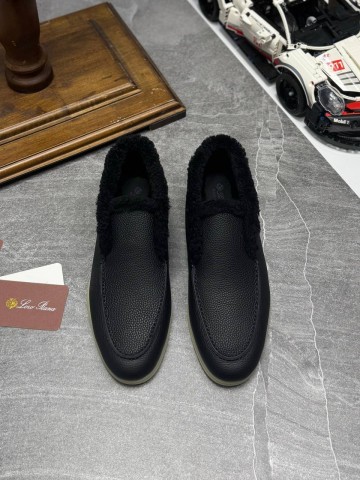 Высокие лоферы Loro Piana