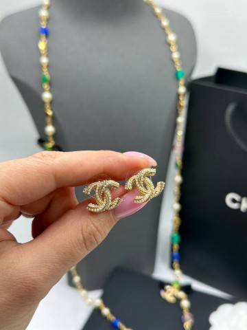 Серьги CHANEL