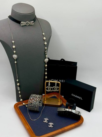 Серьги CHANEL висячие