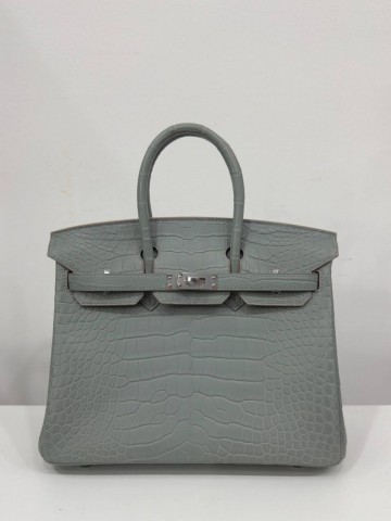 Сумка Hermes из кожи крокодила 25 см