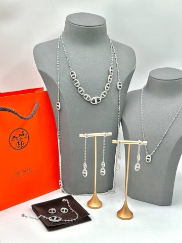 Серьги Hermes 6 см