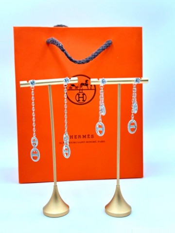 Серьги Hermes 6 см