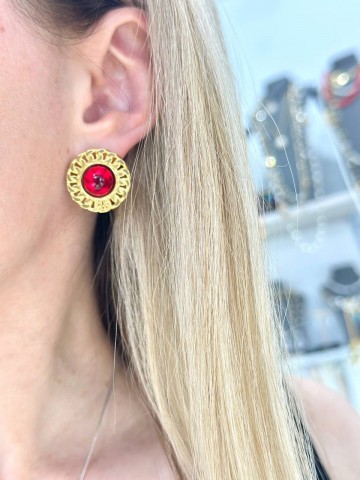 Серьги CHANEL
