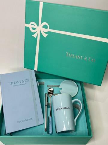 Набор Tiffany & Co. (блокнот + кружка + ручка)