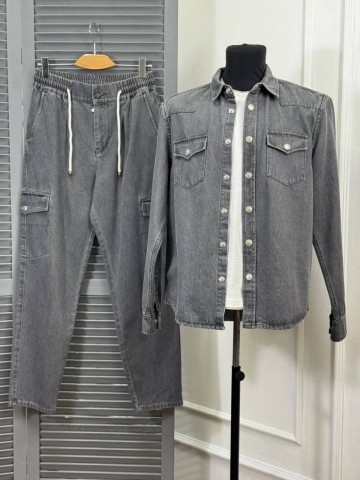 Джинсовый костюм Brunello Cucinelli